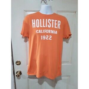 Hollister California 1922 T Shirt, Orange,  Size L
